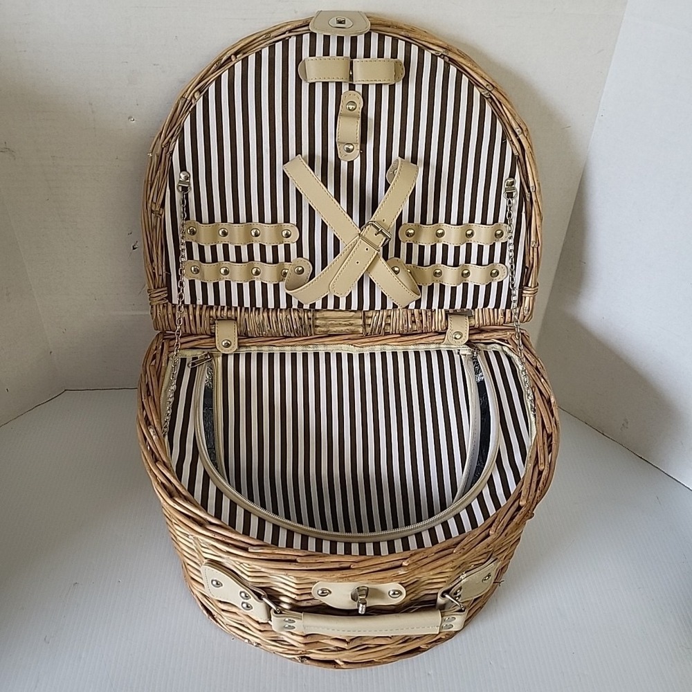 Wicker Rattan Willow Picnic Basket